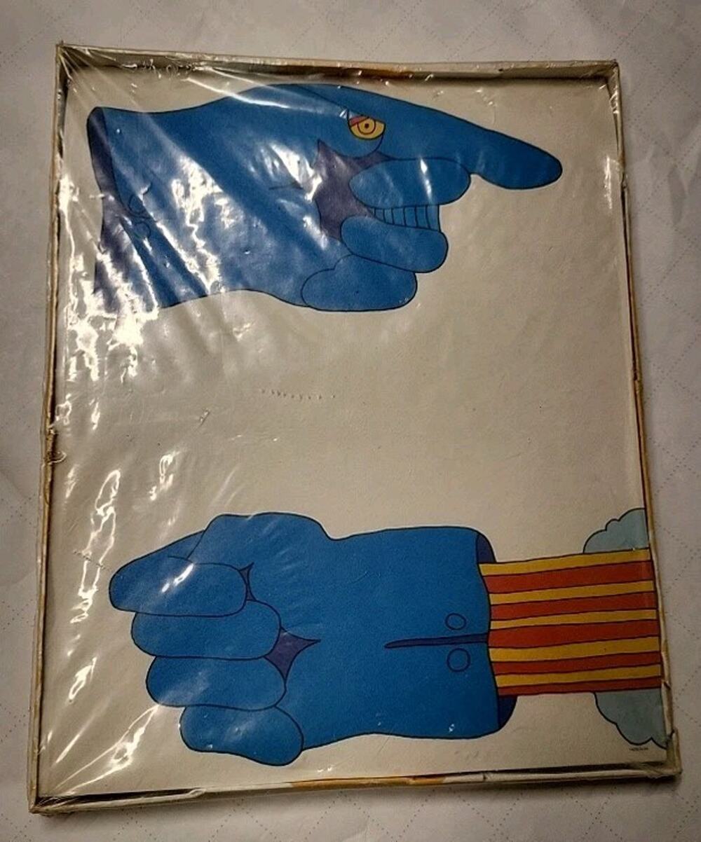 BEATLES 1968 Yellow Submarine FLYING gLOVE KFS/SUBA letterhead stationery